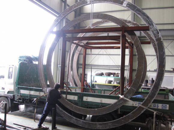 65T*230폭*5000Φ 운반과정